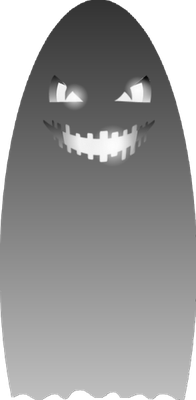 fantôme  halloween - fête - loisirs - smiley émoticône émoji cartoon clipart illustration - artémotic