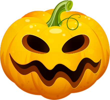 citrouille halloween - fête - loisirs - smiley émoticône émoji cartoon clipart illustration - artémotic