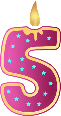 bougie d'anniversaire - fête - loisirs - smiley émoticône émoji cartoon clipart illustration - artémotic