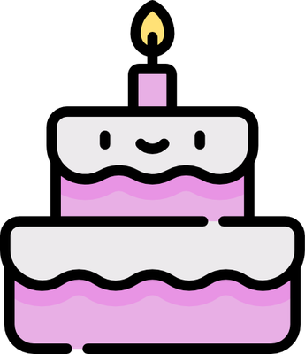 anniversaire - fête - loisirs - smiley émoticône émoji cartoon clipart illustration - artémotic