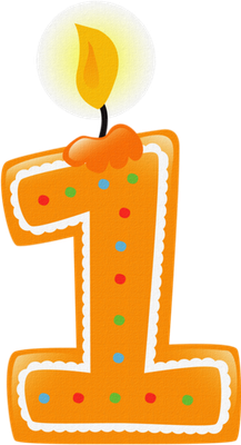 bougie d'anniversaire - fête - loisirs - smiley émoticône émoji cartoon clipart illustration - artémotic