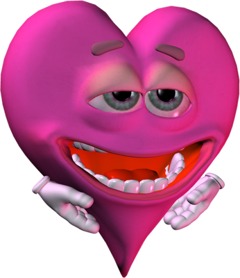 cœur saint-valentin - fête - loisirs - smiley émoticône émoji cartoon clipart illustration - artémotic