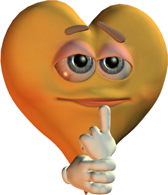 cœur saint-valentin - fête - loisirs - smiley émoticône émoji cartoon clipart illustration - artémotic