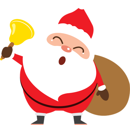 père noël - fête - loisirs - smiley émoticône émoji cartoon clipart illustration - artémotic