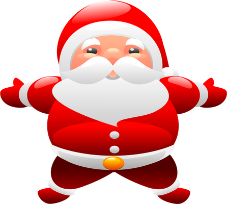 père noël - fête - loisirs - smiley émoticône émoji cartoon clipart illustration - artémotic
