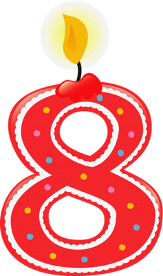 bougie d'anniversaire - fête - loisirs - smiley émoticône émoji cartoon clipart illustration - artémotic