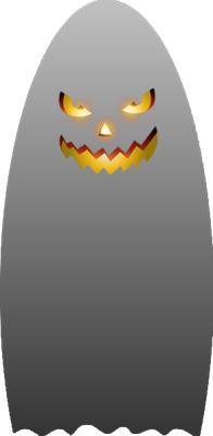 fantôme  halloween - fête - loisirs - smiley émoticône émoji cartoon clipart illustration - artémotic