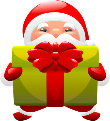 père noël - fête - loisirs - smiley émoticône émoji cartoon clipart illustration - artémotic