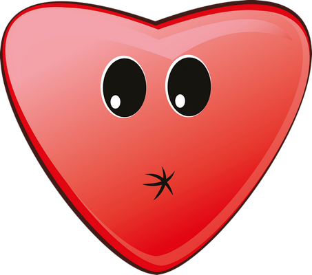 cœur saint-valentin - fête - loisirs - smiley émoticône émoji cartoon clipart illustration - artémotic