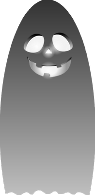 fantôme  halloween - fête - loisirs - smiley émoticône émoji cartoon clipart illustration - artémotic