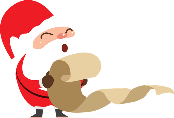 père noël - fête - loisirs - smiley émoticône émoji cartoon clipart illustration - artémotic