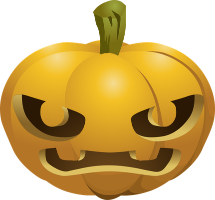 citrouille halloween - fête - loisirs - smiley émoticône émoji cartoon clipart illustration - artémotic