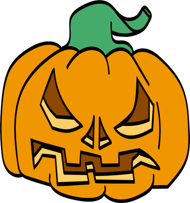 citrouille halloween - fête - loisirs - smiley émoticône émoji cartoon clipart illustration - artémotic