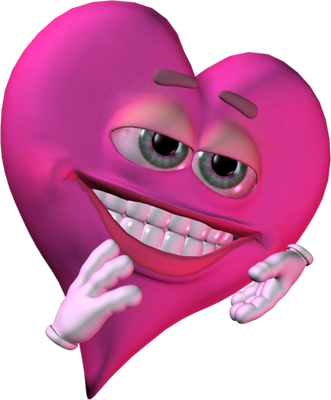 cœur saint-valentin - fête - loisirs - smiley émoticône émoji cartoon clipart illustration - artémotic