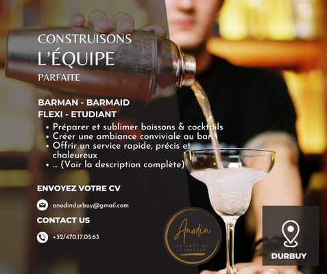 Anodin | Restaurant et bar à grignoter à Petithan (Durbuy)