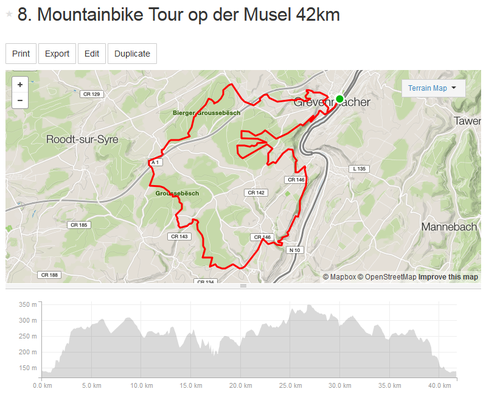 Parcours 42km