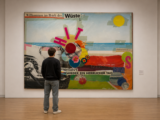Ausstellung von Uta Nitschke mit Collagen