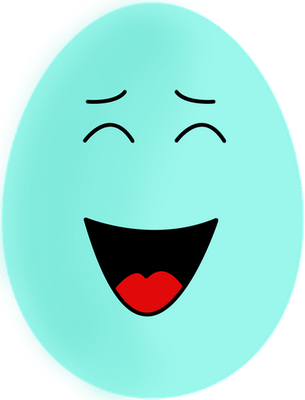œuf - restauration - alimentation - smiley émoticône émoji cartoon clipart illustration - artémotic