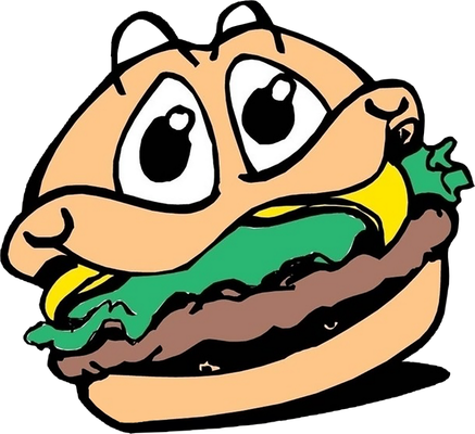 hamburger - restauration - alimentation - smiley émoticône émoji cartoon clipart illustration - artémotic