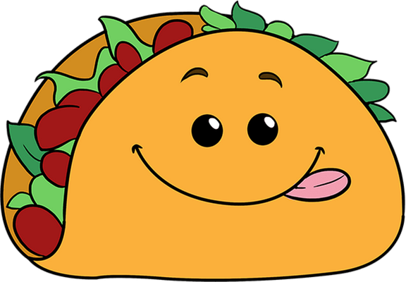 taco - restauration - alimentation - smiley émoticône émoji cartoon clipart illustration - artémotic