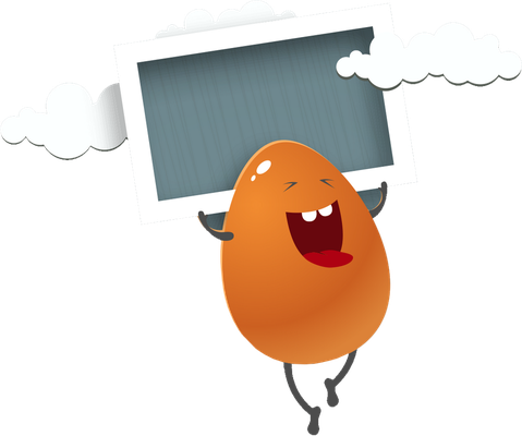 œuf - restauration - alimentation - smiley émoticône émoji cartoon clipart illustration - artémotic