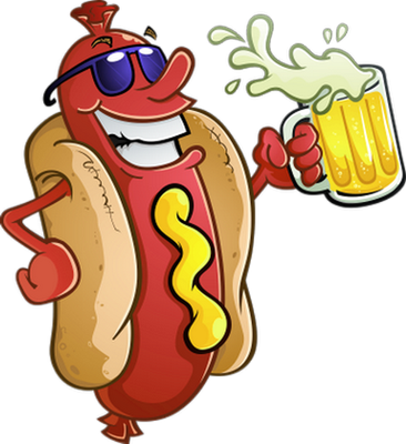 hot dog - restauration - alimentation - smiley émoticône émoji cartoon clipart illustration - artémotic