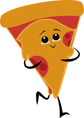 pizza - restauration - alimentation - smiley émoticône émoji cartoon clipart illustration - artémotic