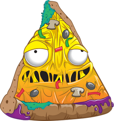 pizza - restauration - alimentation - smiley émoticône émoji cartoon clipart illustration - artémotic