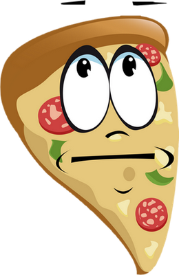 pizza - restauration - alimentation - smiley émoticône émoji cartoon clipart illustration - artémotic