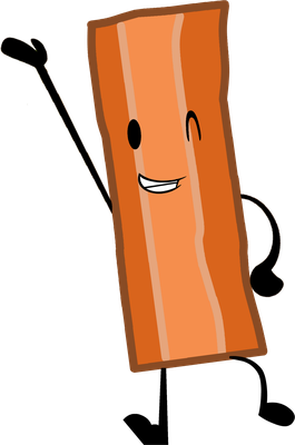 bacon - restauration - alimentation - smiley émoticône émoji cartoon clipart illustration - artémotic