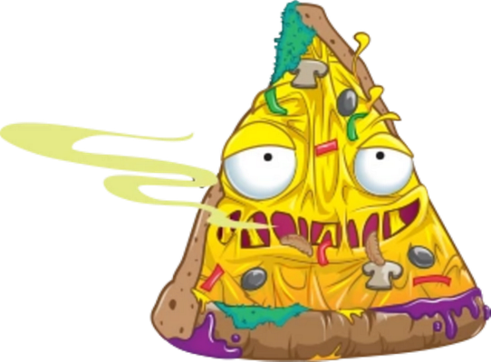 pizza - restauration - alimentation - smiley émoticône émoji cartoon clipart illustration - artémotic