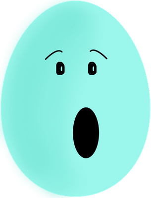 œuf - restauration - alimentation - smiley émoticône émoji cartoon clipart illustration - artémotic