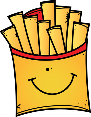 frite - restauration - alimentation - smiley émoticône émoji cartoon clipart illustration - artémotic