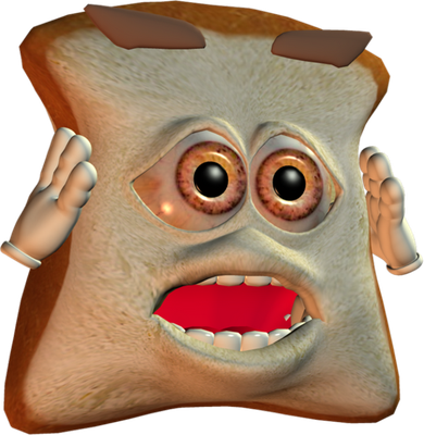 pain - restauration - alimentation - smiley émoticône émoji cartoon clipart illustration - artémotic