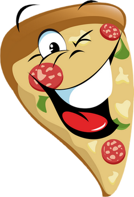 pizza - restauration - alimentation - smiley émoticône émoji cartoon clipart illustration - artémotic