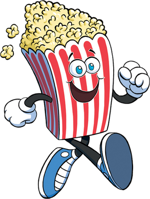 pop-corn - restauration - alimentation - smiley émoticône émoji cartoon clipart illustration - artémotic