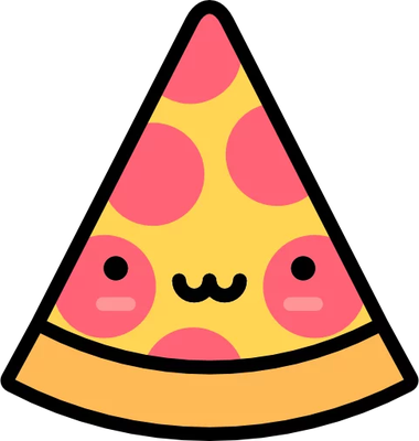 pizza - restauration - alimentation - smiley émoticône émoji cartoon clipart illustration - artémotic