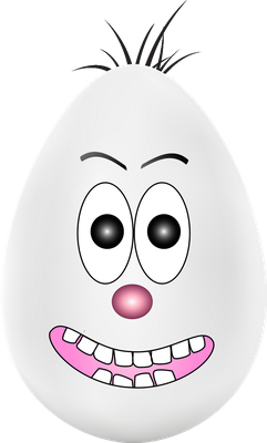 œuf - restauration - alimentation - smiley émoticône émoji cartoon clipart illustration - artémotic