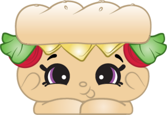 sandwich - restauration - alimentation - smiley émoticône émoji cartoon clipart illustration - artémotic