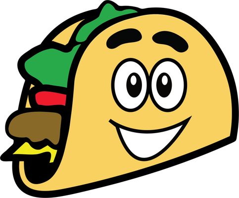 taco - restauration - alimentation - smiley émoticône émoji cartoon clipart illustration - artémotic