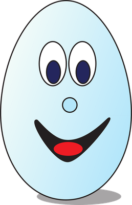 œuf - restauration - alimentation - smiley émoticône émoji cartoon clipart illustration - artémotic