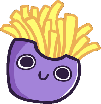 frite - restauration - alimentation - smiley émoticône émoji cartoon clipart illustration - artémotic