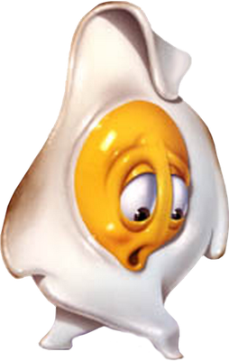 œuf - restauration - alimentation - smiley émoticône émoji cartoon clipart illustration - artémotic