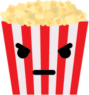 pop-corn - restauration - alimentation - smiley émoticône émoji cartoon clipart illustration - artémotic