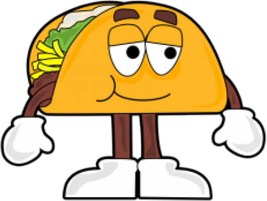 taco - restauration - alimentation - smiley émoticône émoji cartoon clipart illustration - artémotic