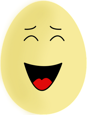 œuf - restauration - alimentation - smiley émoticône émoji cartoon clipart illustration - artémotic