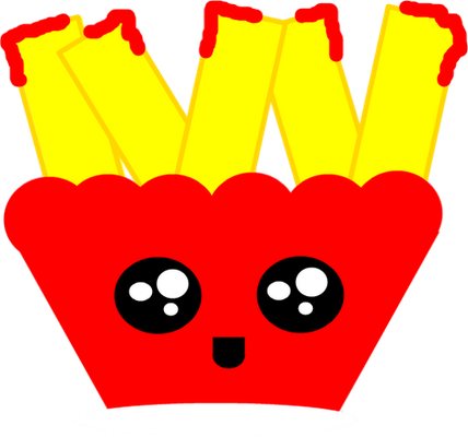 frite - restauration - alimentation - smiley émoticône émoji cartoon clipart illustration - artémotic