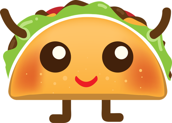 taco - restauration - alimentation - smiley émoticône émoji cartoon clipart illustration - artémotic