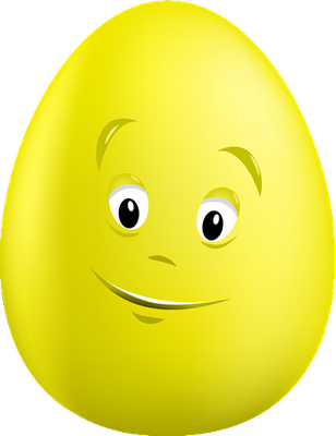œuf - restauration - alimentation - smiley émoticône émoji cartoon clipart illustration - artémotic