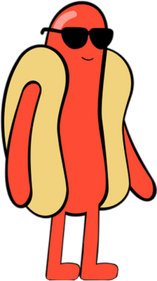 hot dog - restauration - alimentation - smiley émoticône émoji cartoon clipart illustration - artémotic